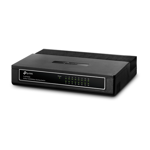 Miniatura 2 de Switch TP-Link TL-SF1016D RJ-45 16, Fast Ethernet (10/100), Negro