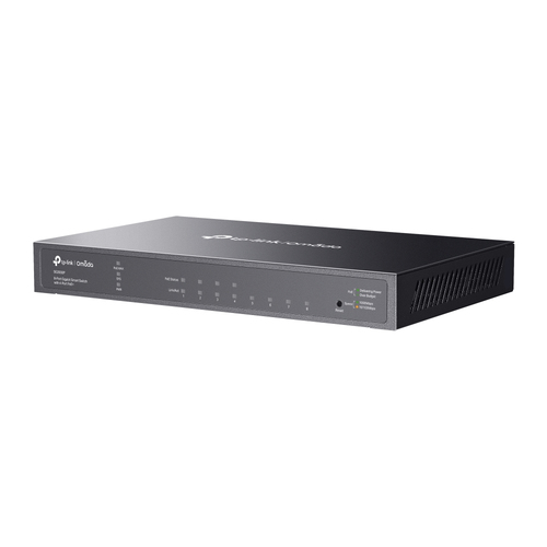 Miniatura 4 de Switch TP-Link Omada TL-SG2008P Gestionado, L2/L2+, RJ-45 8, Gigabit Ethernet (10/100/1000), (PoE +) 4, Negro