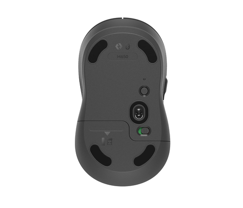 Miniatura 4 de Mouse Logitech Signature M650 Óptico, 5 Botones, 4000 DPI, Bluetooth, 10 m, Grafito