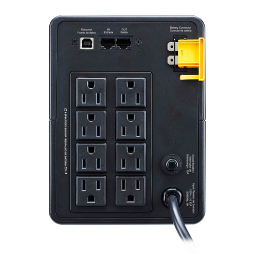 Miniatura 2 de No Break APC BX1200M-LM 1.2 kVA / 650 W, 350 J, 8 salidas AC, Negro