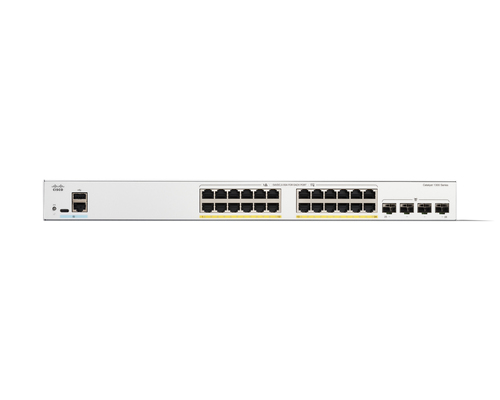 Miniatura 2 de Switch Cisco Catalyst 1300 Gestionado, L2/L3, RJ-45 24, Gigabit Ethernet (10/100/1000), 24 POE, Gris