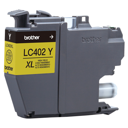 Miniatura 2 de Cartucho de tinta Brother LC402XLY Original, Amarillo, Alto rendimiento (XL)