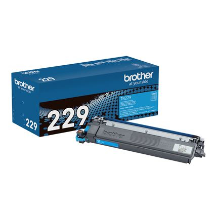 Tóner Brother TN-229C Original, Cian, Rendimiento estándar
