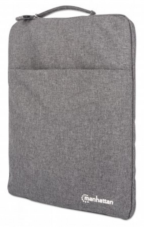 Funda Manhattan Seattle Hasta 15.6", Tela, Vellón, Gris