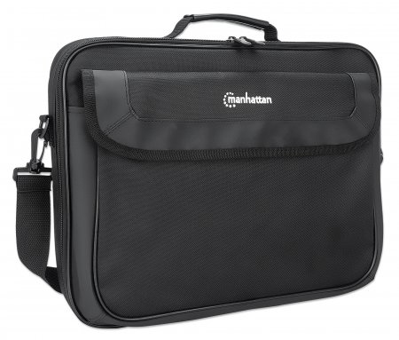 Miniatura 5 de Maletin Manhattan Maletín Cambridge para portátiles de 15.6" Bolsa lateral, Hasta 15.6", Poliéster, Polietileno, Negro