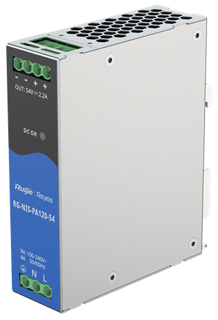 Fuente de Alimentacia?n AC/DC 120W DIN-RAIL para Switch Industrial