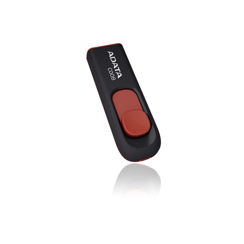 Memoria usb ADATA C008 16 GB USB tipo A, 2.0, Color Negro, Rojo
