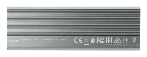 Miniatura 4 de Enclosure ADATA EC680 M.2, PCI Express, USB, Gris