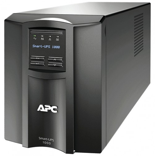 No Break APC SMT1000C 1 kVA / 700 W, 680 J, Entrada 154 V, 8 salidas AC, Negro