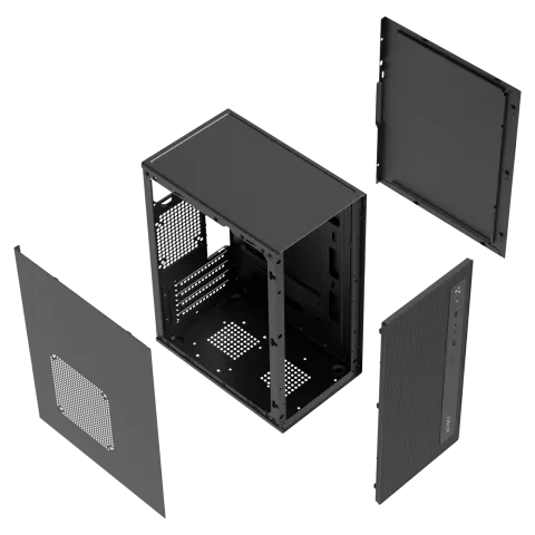 Miniatura 2 de Gabinete ACTECK Performance Mini III GI215M, Mini Tower, Micro-ATX, fuente 500W, Negro
