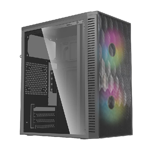 Gabinete Acteck Fuji GC47 Mini Tower, PSU 500 W, PSU Si, Negro