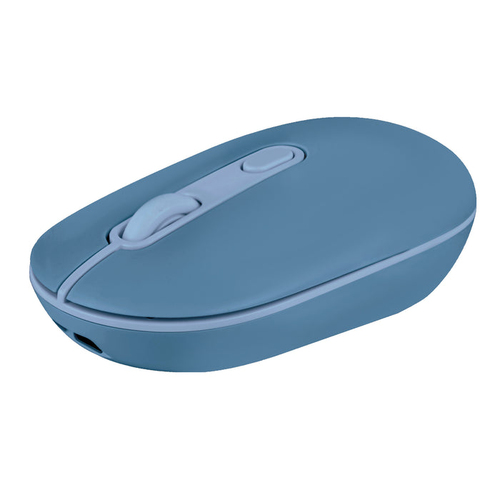 Miniatura 3 de Mouse Perfect Choice PC-045250 Óptico, 4 Botones, 1600 DPI, RF inalámbrico + bluetooth, 10 m, Azul