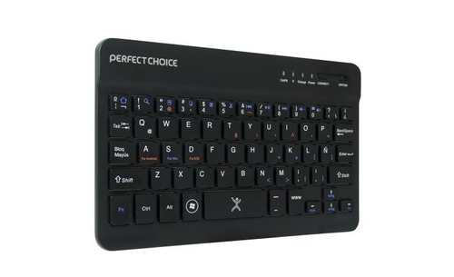 Miniatura 2 de Teclado Inalámbrico Perfect Choice PC-200932 Bluetooth, 10 m, Negro