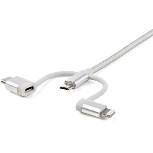 Miniatura 4 de Cable USB StarTech.com USB A a Micro-USB B, 480 Mbit/s, Plata