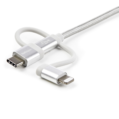 Miniatura 3 de Cable USB StarTech.com USB A a Micro-USB B, 480 Mbit/s, Plata