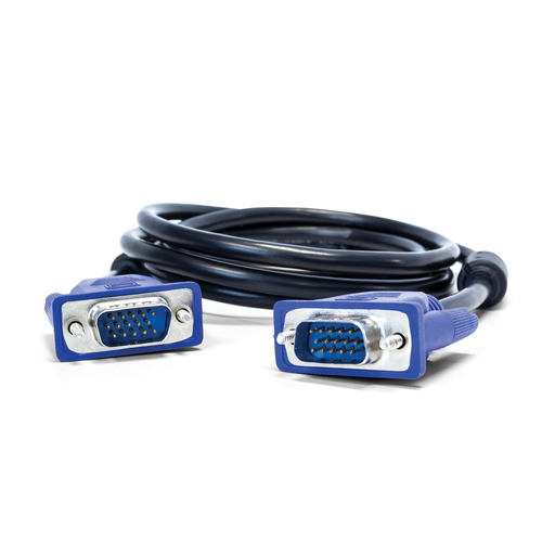 Miniatura 3 de Cable VGA Vorago CAB-106 2 m, Macho, Macho, Negro, Azul