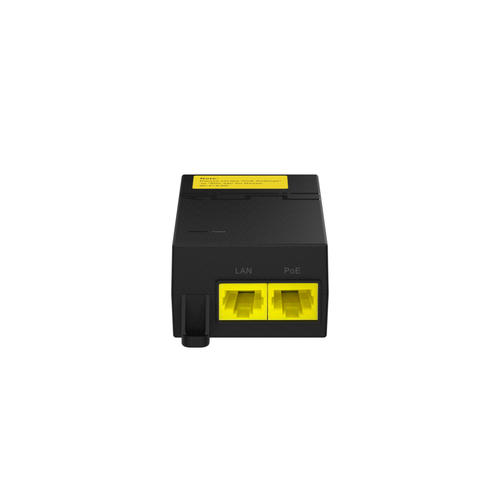 Inyector PoE Pasivo / Gigabit 1G / 52 V / 30 W / Proteccia?n 2000 A / RJ45 Blindado