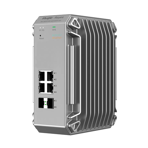 Switch Ruijie Networks RG-NIS3100-8GT4SFP-HP Gestionado, L2, RJ-45 8, Gigabit Ethernet (10/100/1000), (PoE +) 8, Gris