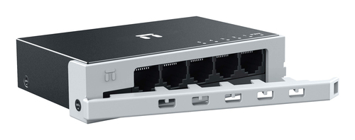 Miniatura 2 de Switch Netis System ST105D RJ-45 5, Fast Ethernet (10/100), Plata
