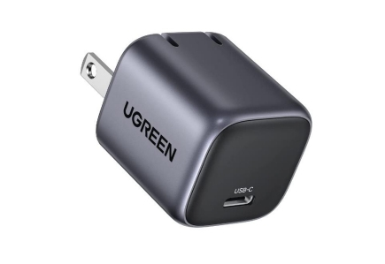 Cargador Ugreen 90902 100 - 240 V, Auriculares, Teléfono móvil, Computadora portátil, Reloj inteligente, Tableta, Interior, 1USB-C, Carga rápida, Gris