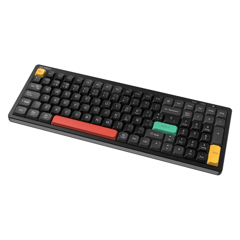 Miniatura 3 de Teclado Gamer Acteck Techno Core TI780 elite, inalambrico, RGB, Bluetooth, USB, Negro