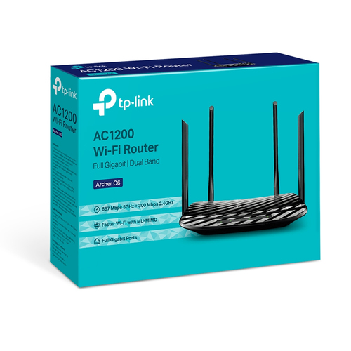 Miniatura 2 de Ruteador Inalámbrico TP-Link Archer C6 5 ant., Wi-Fi 5 (802.11ac), 5 RJ-45, 867 Mbit/s, Blanco