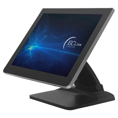 Sistemas POS ECLine EC-FS-1538 Tipo Todo-en-Uno, Intel® Core™ i3 8 GB RAM, SSD 128 GB, Ethernet Si, 4 USB 2.0, Color Negro, Pantalla 15", Touch Si