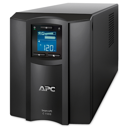 No Break APC SMC1500C 1.44 kVA / 900 W, 680 J, Entrada 136 V, 8 salidas AC, Negro