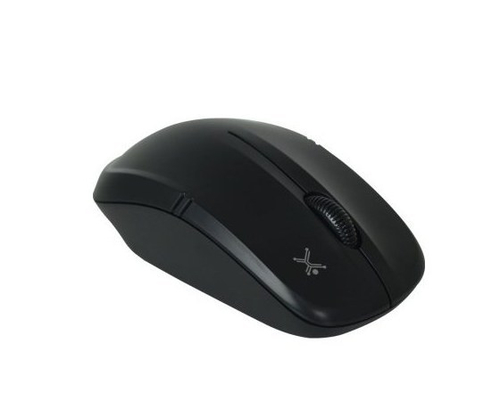 Mouse Perfect Choice ESSENTIAL PC-044758 Optico, 3 Botones, 1600 DPI, RF inalambrico, 10 m, Negro