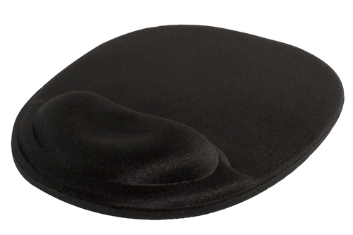 Mousepad Perfect Choice PC-041078, con Descansa Munecas de Gel, 20x26cm, Grosor 2mm, Negro