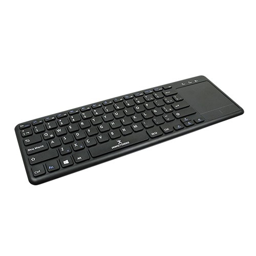 Teclado Perfect Choice PC-201021 Espanol, Inalambrico, Interruptor de membrana, Con PAD, Negro
