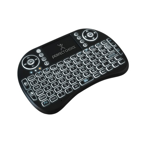 Miniatura 2 de Teclado Perfect Choice PC-201021 Espanol, Inalambrico, Interruptor de membrana, Con PAD, Negro