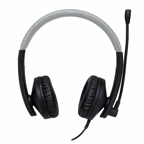 Diadema Perfect Choice LOUDY PC-112167, Alambrico, USB, Negro, Gris