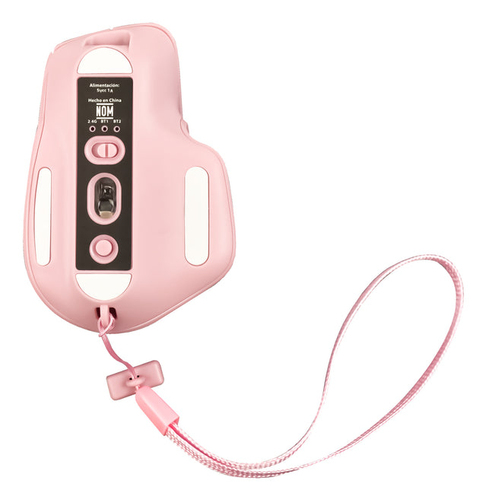 Miniatura 2 de Mouse Perfect Choice PC-045281 Optico, 4 Botones, 1600 DPI, RF inalambrico + bluetooth, 10 m, Rosa