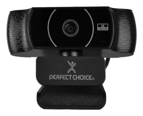 Camara web Perfect Choice EYELY PC-320524 8 MP, 3840x2160 Pixeles, Microfono, USB, Negro