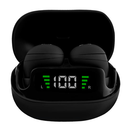 Audifonos Perfect Choice TinyBeatz PC-117056 Intra auditivo, True Wireless Stereo (TWS), USB, Bluetooth, Negro