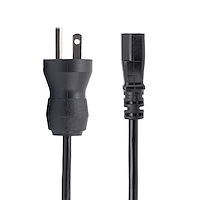 Miniatura 5 de Cables de poder StarTech.com Macho, Hembra 125 V, 0.9 m, Negro