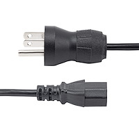 Miniatura 4 de Cables de poder StarTech.com Macho, Hembra 125 V, 0.9 m, Negro
