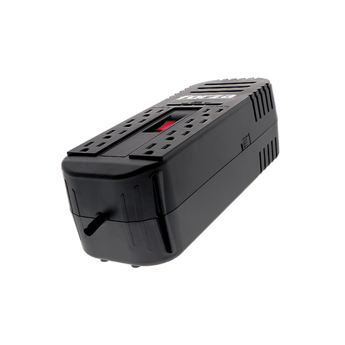 Miniatura 4 de Regulador Forza FVR-2201 2.2 kVA / 1100 W, Entrada 115 V, 8 salidas AC, Negro