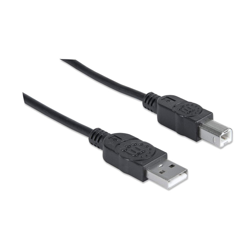 Miniatura 5 de Cable USB Manhattan USB A a USB B, 480 Mbit/s, Negro