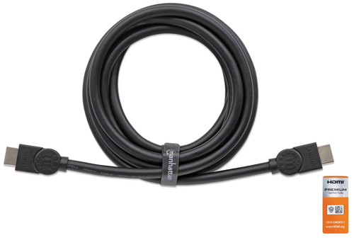 Miniatura 3 de Cable Hdmi Manhattan Canal Ethernet, 1 m, 18 Gbit/s, Negro