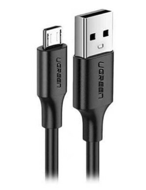 Cable USB-A a Micro USB | 2 Metros | Tecnologa?a de Carga Ra?pida Qualcomm / QC 3.0/2.0 | Recarga hasta 18W | Transmisia?n de Datos hasta 480Mbps | Tecnologa?a de Carga Segura | Hasta 5,000 Flexiones | ABS y PVC de Alta Duraci&
