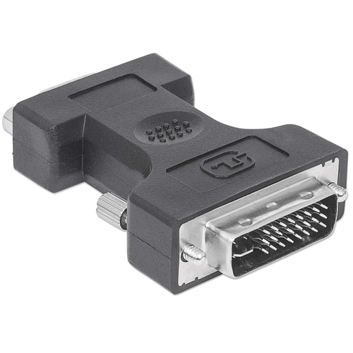 Miniatura 5 de Adaptador Manhattan Adaptador de Vídeo Digital DVI-I a VGA, Negro