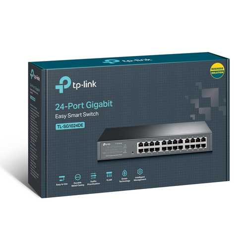 Miniatura 2 de Switch TP-Link TL-SG1024DE Gestionado, L2, RJ-45 24, Gigabit Ethernet (10/100/1000), Negro