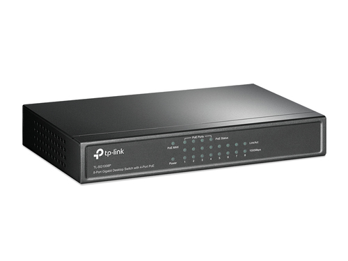 Miniatura 5 de Switch TP-Link TL-SG1008P No administrado, RJ-45 8, Gigabit Ethernet (10/100/1000), 4 POE, Avellana