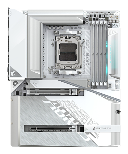 Miniatura 5 de Tarjeta madre GIGABYTE X870 AORUS STEALTH ICE Socket AM5, 4 DDR5-SDRAM, Wifi