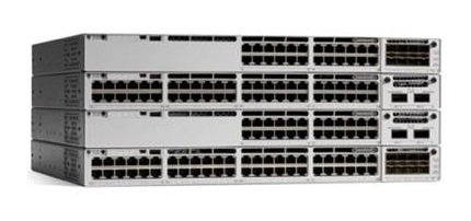 Miniatura 2 de Switch Cisco C9300L-24P-4X-E Gestionado, L2/L3, Cantidad de puertos 24, Gigabit Ethernet (10/100/1000), IPSEC, SNMPv2, SNMPv3, Gris