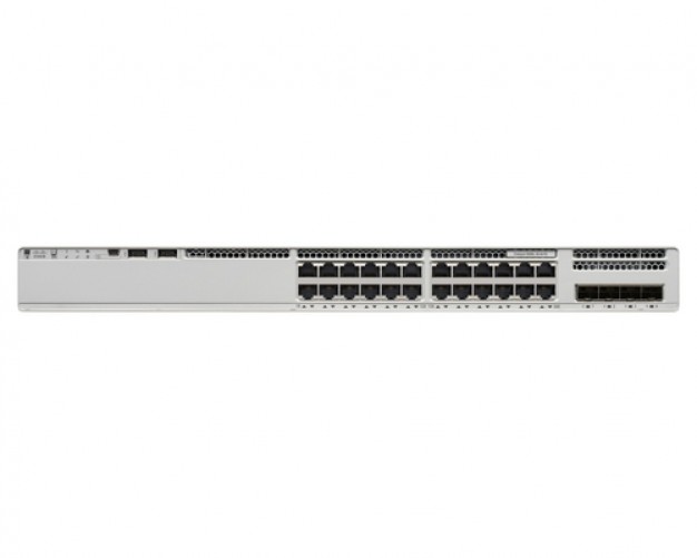 Switch Cisco Catalyst 9200L Gestionado, L3, RJ-45 24, Gigabit Ethernet (10/100/1000), Gris