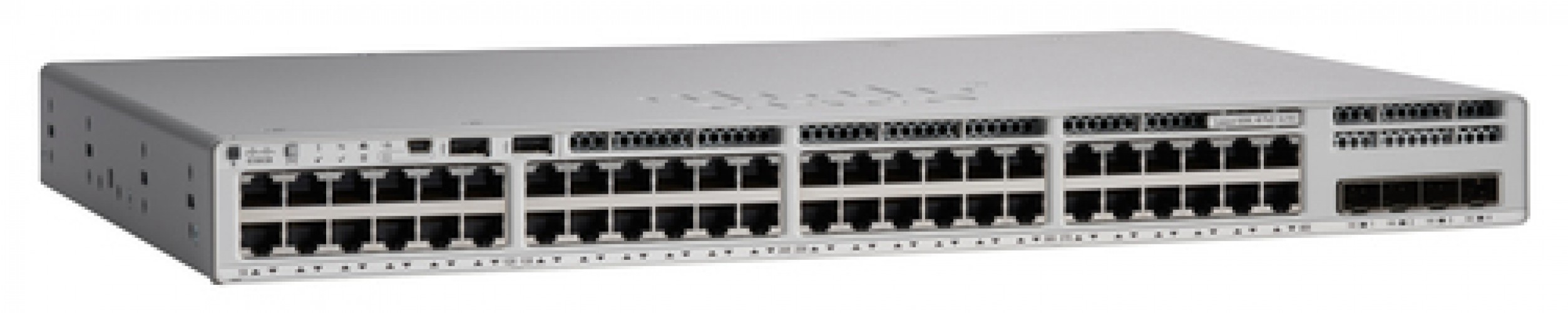 Switch Cisco Catalyst 9200L Gestionado, L3, RJ-45 48, Gigabit Ethernet (10/100/1000), (PoE +) 48, Gris