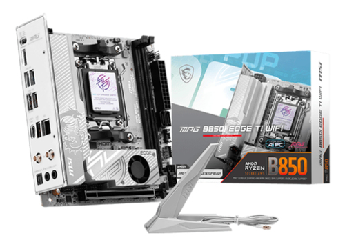 Tarjeta madre MSI B850I EDGE TI WIFI Socket AM5, 2 DDR5-SDRAM, Wifi